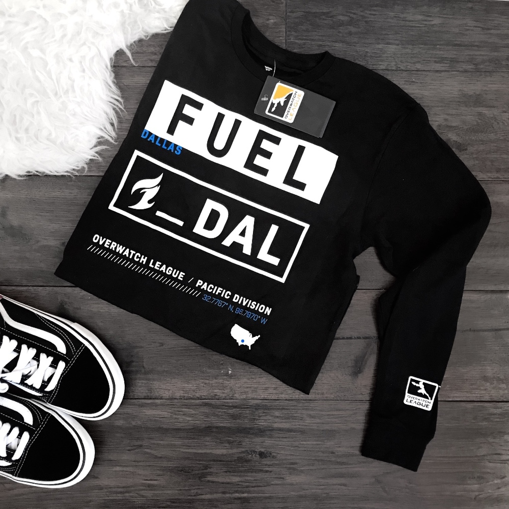 Men's NWT Dallas Fuel Overwatch Long Sleeve Tee
